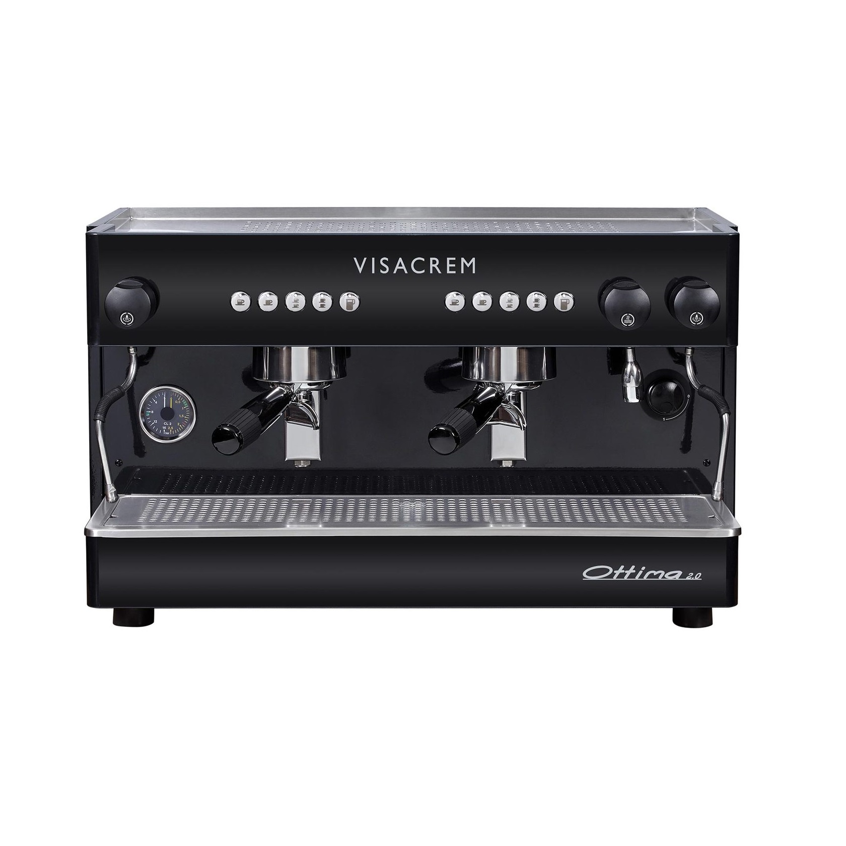 Купить Кофемашина Quality Espresso Visacrem Ottima 2.0 2G (ELEC TALL) автомат, высокая группа Черная 
