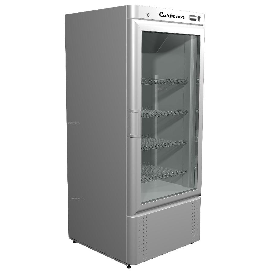 Шкаф холодильный ПОЛЮС CARBOMA V560 С (стекло)
